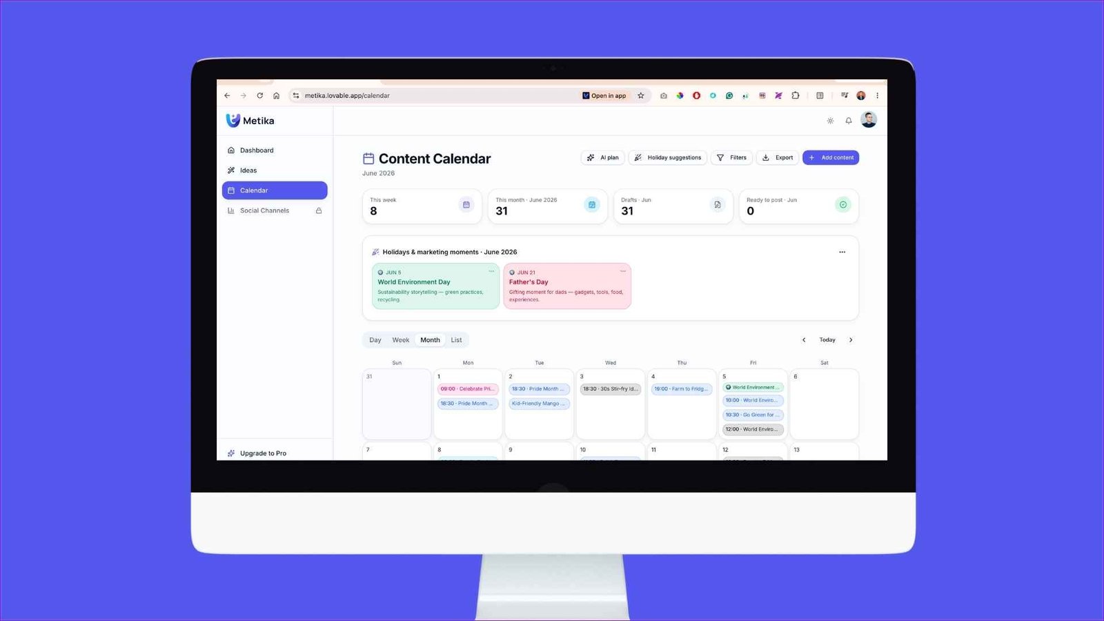 Metika: AI Marketing Assistant for Small Business